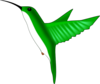 Green Hummingbird Clip Art